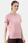 Enamor Relaxed Fitted Top - Mauve Love Be Kind Graphic — thumbnail 3